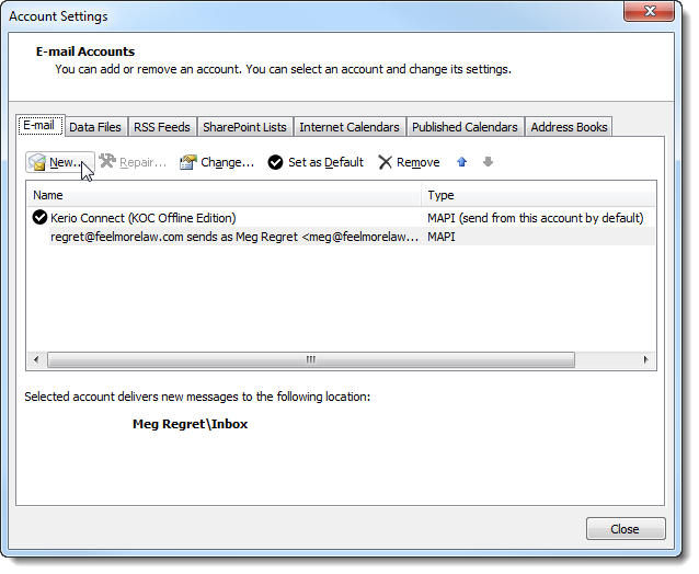 change from and to address in outlook for mac 2011